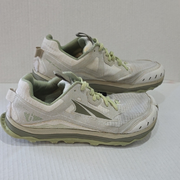 Altra Lone Peak 6 Women's Athletic Shoes in Green and Cream Size 9.5 - Picture 3 of 11